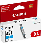 1010547 Картридж струйный Canon CLI-481XLC 2044C001 голубой (8.3мл) для Canon Pixma TS6140/TS8140TS/TS9140/TR7540/TR8540