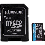 1380051 Карта памяти MICRO SDXC 128GB UHS-I W/ADAPTER SDCG3/128GB KINGSTON