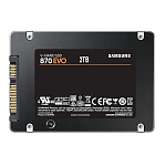 1821469 SSD Samsung 2Tb 870 EVO Series MZ-77E2T0BW {SATA3.0, 7mm, MGX V-NAND}