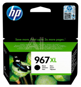 1153499 Картридж струйный HP 967XL 3JA31AE черный (3000стр.) для HP OfficeJet Pro 902x HP