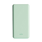 1953366 Perfeo Powerbank COLOR VIBE 10000 mah + Micro usb /In Micro usb /Out USB 1 А, 2.1A/ Mint (PF_D0165)
