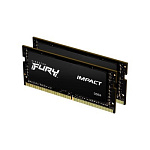 1849483 Kingston DRAM 64GB 2666MHz DDR4 CL16 SODIMM (Kit of 2) FURY Impact KF426S16IBK2/64