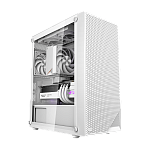 1000773427 Корпус без блока питания/ PCCOOLER C3B310 WH, Mesh Mid Tower, White, TG, 0.4 SPCC, no fans mATX, mITX 160/340/170mm 1x2.5", 2x3.5", 5xPCI 2xUSB-A