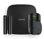 13539.35.BL2 AJAX StarterKit Plus Black (Стартовый комплект (интеллектуальная централь Хаб Плюс, датчик движения, датчик открытия, брелок), чёрный)