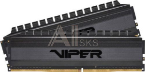 1379439 Модуль памяти PATRIOT Viper 4 Blackout DDR4 Общий объём памяти 16Гб Module capacity 8Гб Количество 2 3600 МГц Радиатор Множитель частоты шины 18 1.35