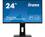 23,8" Iiyama ProLite XUB2493HSU-B1 1920x1080@60Гц IPS LED 16:9 4ms VGA HDMI DP 2*USB2.0 80M:1 1000:1 178/178 250cd HAS Pivot Tilt Swivel Speakers Blac