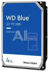 Жесткий диск WD Western Digital Blue HDD 3.5" SATA 4Tb, 5400rpm, 256MB buffer, WD40EZAZ, 1 year
