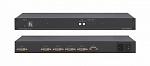 110735 Усилитель-распределитель Kramer Electronics VM-400HDCPXL 1:4 DVI; интерфейс DVI-I, поддержка 4K60 4:2:0