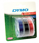1205466 Картридж ленточный Dymo Omega S0847750 белый/синий/черный/красный набор тройная упак. для Dymo