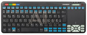 1076295 Клавиатура Thomson ROC3506 Sony черный USB slim Multimedia Touch