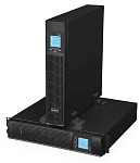 ISL2000ERMI ИБП IRBIS UPS Online 2000VA/1800W, LCD, 8xC13 outlets, USB, RS232, SNMP Slot, Rack mount/Tower