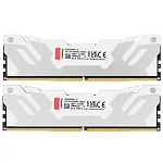 11062611 Память оперативная/ Kingston 32GB 6400MT/s DDR5 CL32 DIMM (Kit of 2) FURY Renegade White XMP