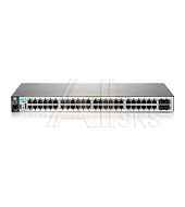 J9772A#ABB Aruba 2530 48G PoE+ Switch (48 x 10/100/1000 + 4 x SFP, Managed, L2, virtual stacking, POE+ 382W, 19")