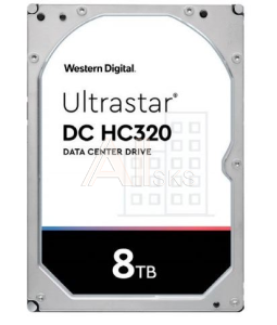 0B36400 Western Digital Ultrastar DC HС320 HDD 3.5" SAS 8Tb, 7200rpm, 256MB buffer, 512e (HUS728T8TAL5204 HGST), 1 year