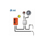 JREX103-CB-HB-SIP, без клавиатуры, горн, маячок, без крышки, PoE, БП