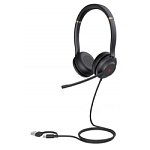 UH37 Dual UC USB-C/A Дуо, Проводная, HD звук, шумоподавление, LED-индикатор, USB-C/A