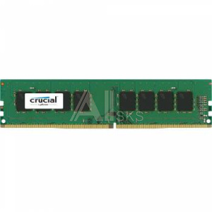 406347 Память DDR4 16Gb 2400MHz Crucial CT16G4DFD824A RTL PC4-19200 CL17 DIMM 288-pin 1.2В kit quad rank