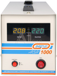 1000646188 Стабилизатор АСН- 1000 ЭНЕРГИЯ с цифр. дисплеем/ Stabilizer ASN-1000 ENERGY with numbers. display