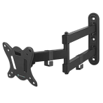 NP15-B ONKRON кронштейн для телевизора 10"-32" наклонно-поворотный, чёрный NP15