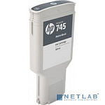 HP F9K05A Картридж №745, Matte Black {Designjet (300ml)}