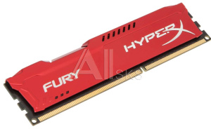 1288722 Модуль памяти KINGSTON Fury Gaming DDR3 Общий объём памяти 8Гб Module capacity 8Гб Количество 1 1333 МГц Множитель частоты шины 9 1.5 В красный HX313C