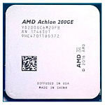 CPU AMD Athlon 200GE, 2/4, 3.2GHz, 192KB/1MB/4MB, AM4, 35W, Radeon Vega 3, YD200GC6M2OFB OEM