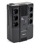 (8998) Бастион SKAT-UPS 600 AI 600ВА/350Вт/Line-Interactive/АКБ 7Ачх1/220В/6хSchuko/3 л.г