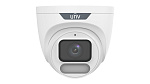 Видеокамера IP купольная, 1/1.8"CMOS, 8Мп (3840*2160) @20к/с, Ultra 265|H.265|H.264|MJPEG, 2 потока, 120дБ WDR, 4.0мм объектив 0.0003 лк @F1.0, встро