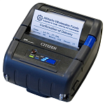 CMP30IIBUXCX Citizen CMP-30II Mobile Printer 3", Bluetooth (iOS+And), USB, Serial, CPCL/ESC, PSU
