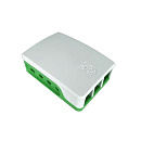 Корпус ACD RA601 White+Green ABS Case for Raspberry 4B