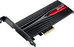 SSD PLEXTOR M9Pe 512Gb HHHL PCIe Gen3x4, R3200/W2000 Mb/s, IOPS 340K/280K, MTBF 1.5M, TLC, 320TBW, with HeatSink, Retail (PX-512M9PeY)