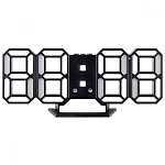 1818270 Perfeo LED часы-будильник "LUMINOUS 2", черный корпус / белая подсветка (PF-6111) [PF_B4925]
