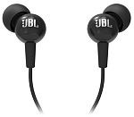 JBLC100SIUBLK JBL C100si: наушники внутриканальные с микрофоном, 1,2м, цвет черный