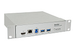 116357 Аудиоплатформа ClearOne [CONVERGE Huddle-Б/У] 5x5, AMP (2х10Вт/8Ом) DSP на 3 мик/лин вх с AEC (48В); 1 лин вх; 2 лин вых, вход/выход (USB-B) для аудио