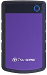 1000349235 Жесткий диск Portable HDD 2TB Transcend StoreJet 25H3 (Purple), Anti-shock protection, One-touch backup, USB 3.1 Gen1, 132x81x16mm, 191g /3 года/