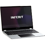 1000724224 Ноутбук/ Ноутбук INFERIT Silver 14"(2560x1600 IPS)/Intel Core i5 12500H(2.5Ghz)/16384Mb/512SSDGb/noDVD/Int:Intel Iris Xe Graphics/Cam/BT/WiFi/war 1y