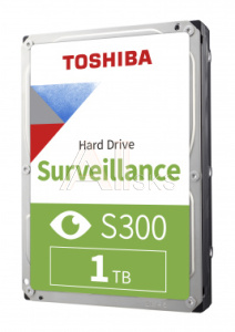 1793674 Жесткий диск Toshiba SATA-III 1Tb HDWV110UZSVA Surveillance S300 (5700rpm) 64Mb 3.5"