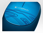 702223 Мышь Logitech M105 синий/темно-синий оптическая (1000dpi) USB для ноутбука (2but)