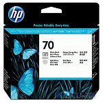 HP C9407A Печат.Головка №70 Чёрная и светло-серая