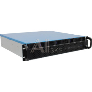 1888865 Procase ES204XS-SATA3-B-0 Корпус 2U Rack server case (4 SATA III/SAS 12Gbit hotswap HDD), черный, без блока питания, глубина 400мм, MB 12"x13"