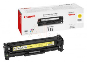 692215 Картридж лазерный Canon 718Y 2659B002/014 желтый (2900стр.) для Canon LBP7200/MF8330/8350