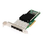 11045862 Сетевой адаптер Intel Intel® Ethernet Converged Network Adapter X710-DA4 4x SFP+ port 10GbE/1GbE, PCI-E v3 x4, VMDq. PCI-SIG* SR-IOV, w/o RDMA, Low Pr