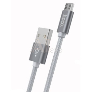 1882868 HOCO HC-32205 X2/ USB кабель Micro/ 1m/ 2.4A/ Нейлон/ Tarnish