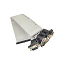 Кабель Advantech 1700000447 F на 4 порта СОМ RS-232, ПВХ, IDC 40P-2.0 - 4xRS-232 D-SUB 9P (M), изоляция 5 В Advantech F Cable IDE#2 40P-2.0/D-SUB 9P(M