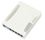 7000014504 Коммутатор/ RB260GSP 5x Gigabit PoE out Ethernet Smart Switch, SFP cage, plastic case, SwOS