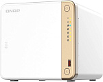 1000707244 Сетевое хранилище без дисков/ channel QNAP TS-462-2G NAS 4 HDD trays, 2 x M.2 NVMe PCIe Gen 3 x1, 2-core Intel Celeron N4505 2.9 GHz, 2 GB RAM (1 x