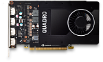 1000583537 Видеокарта VGA PNY NVIDIA Quadro P2200, 5 GB GDDR5x/160 bit, PCI Express 3.0 x16, 4×DP1.4 БЕЗ АКСЕССУАРОВ