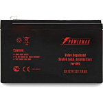 1997737 Батарея POWERMAN Battery CA1270, напряжение 12В, емкость 7Ач,макс. ток разряда 105А, макс. ток заряда 2.1А, свинцово-кислотная типа AGM, тип клемм F2,