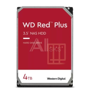 1973192 4TB WD Red Plus WD40EFPX 3.5" 5400 RPM 256MB SATA-III NAS Edition (замена WD40EFZX)
