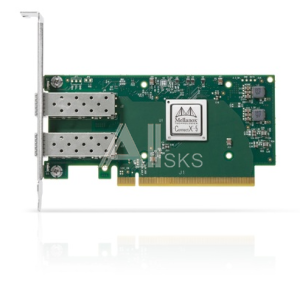 MCX512F-ACAT Mellanox ConnectX-5 EN network interface card, 25GbE Dual-port SFP28, PCIe3.0 x16, tall bracket, (9MMCX512FACAT)